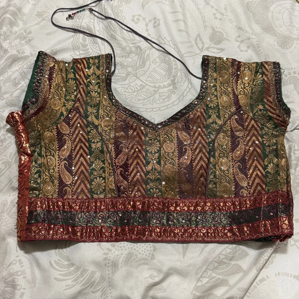 Multicolor Embroidered Blouse - Picture 1 of 5